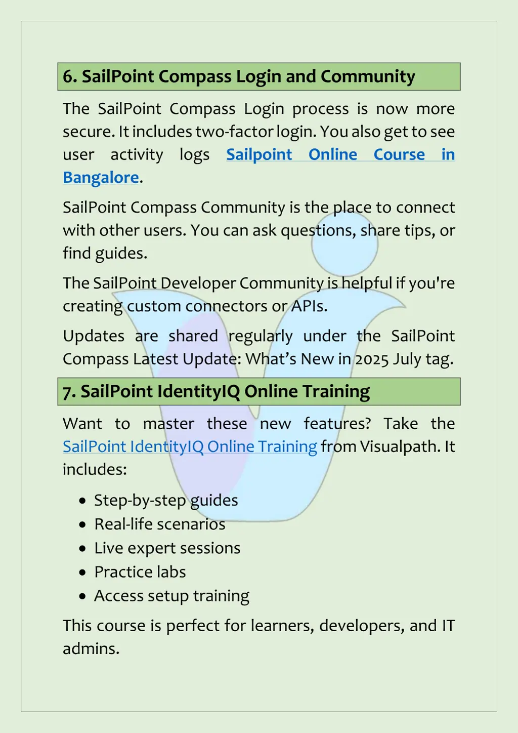 6 sailpoint compass login and community