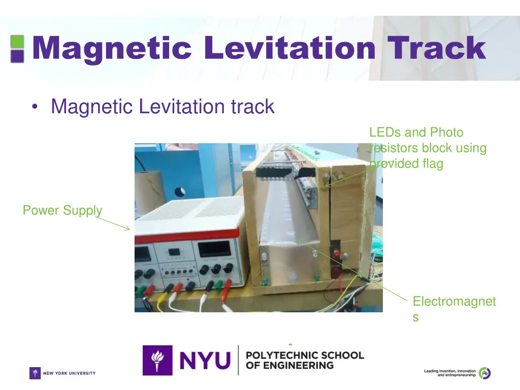 magnetic levitation track