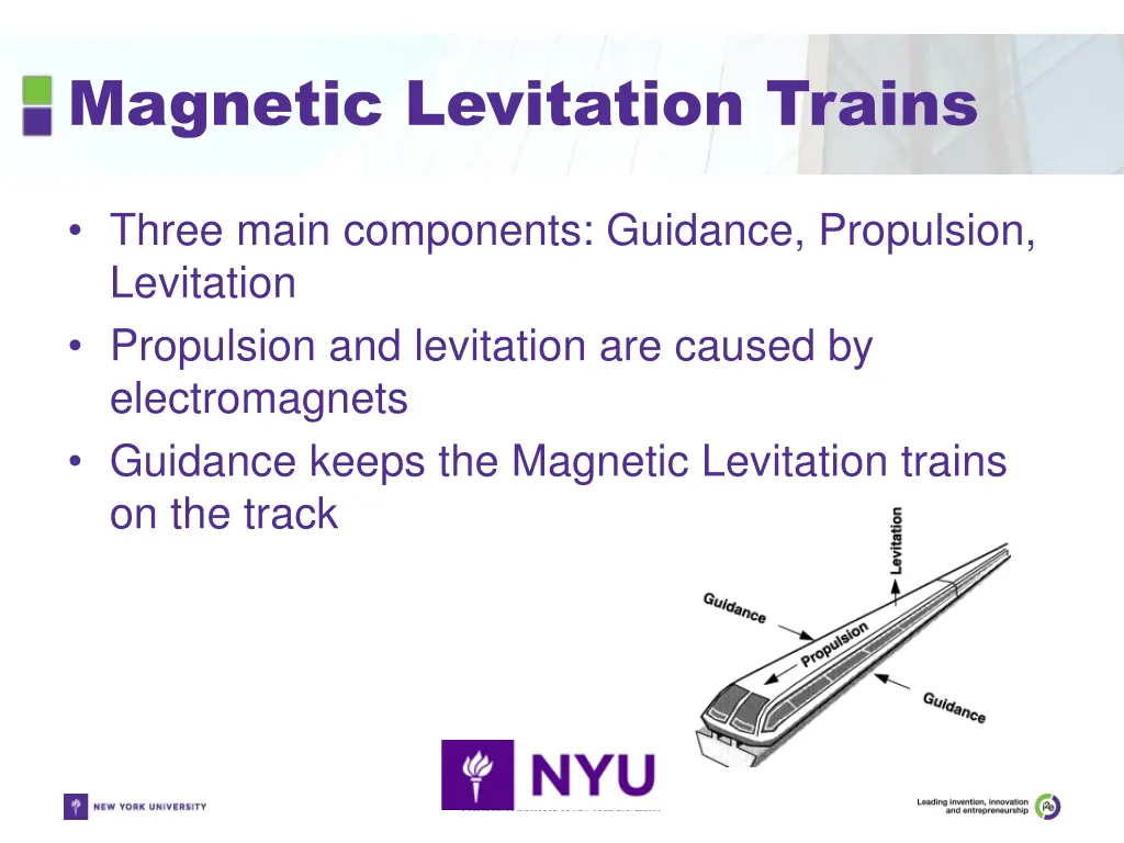 magnetic levitation trains