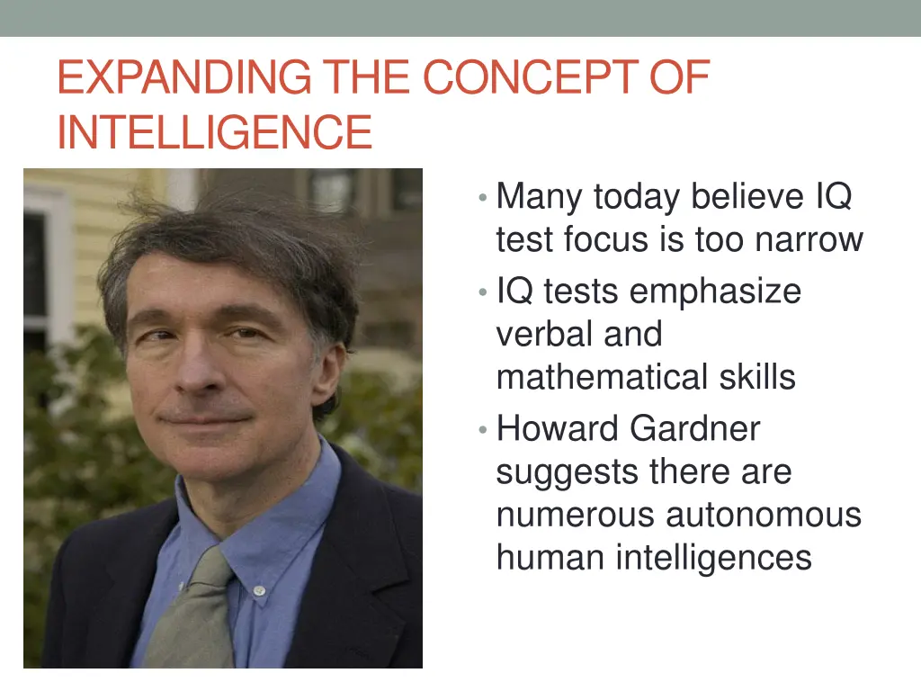 expanding the concept of intelligence