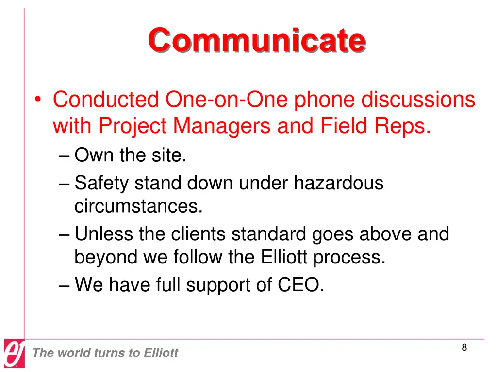 communicate