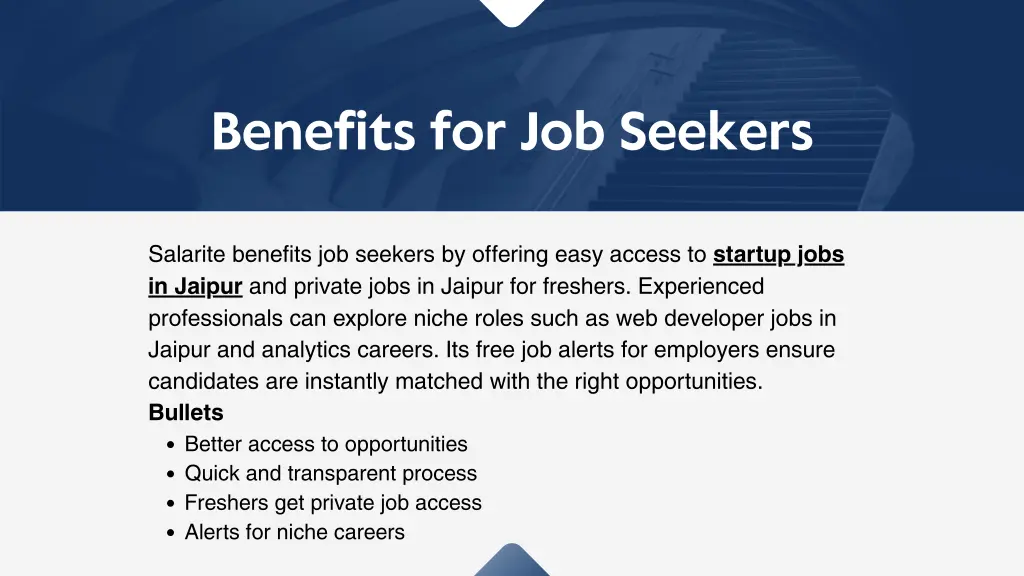 benefits for job seekers
