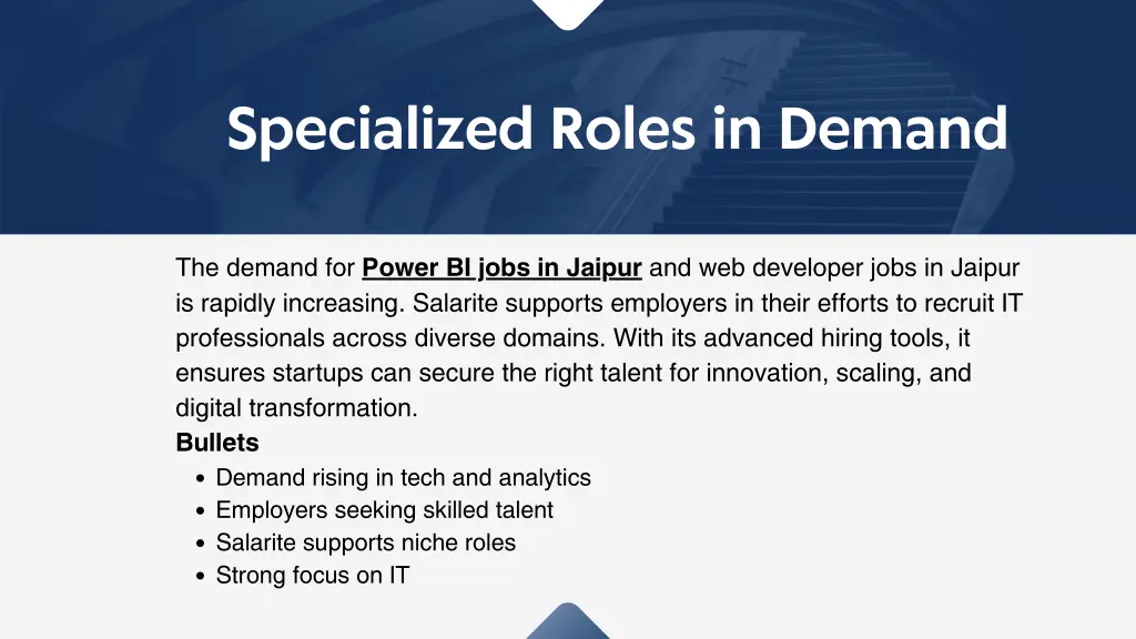 specialized roles in demand