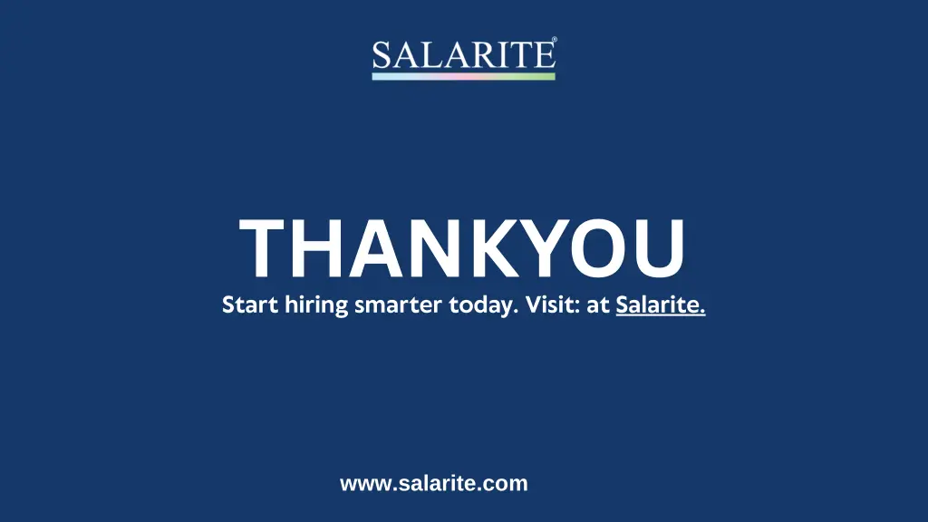 thankyou start hiring smarter today visit