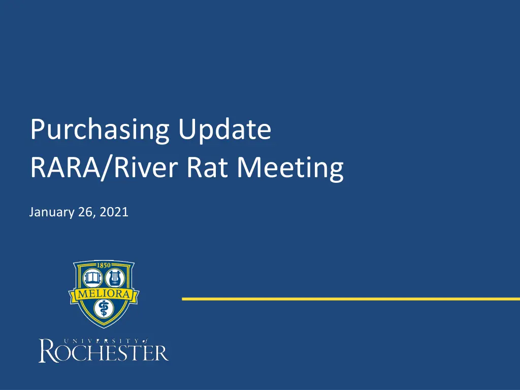 purchasing update rara river rat meeting