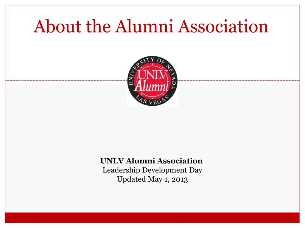 about the alumni association