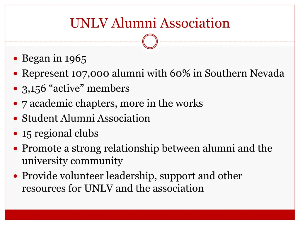 unlv alumni association