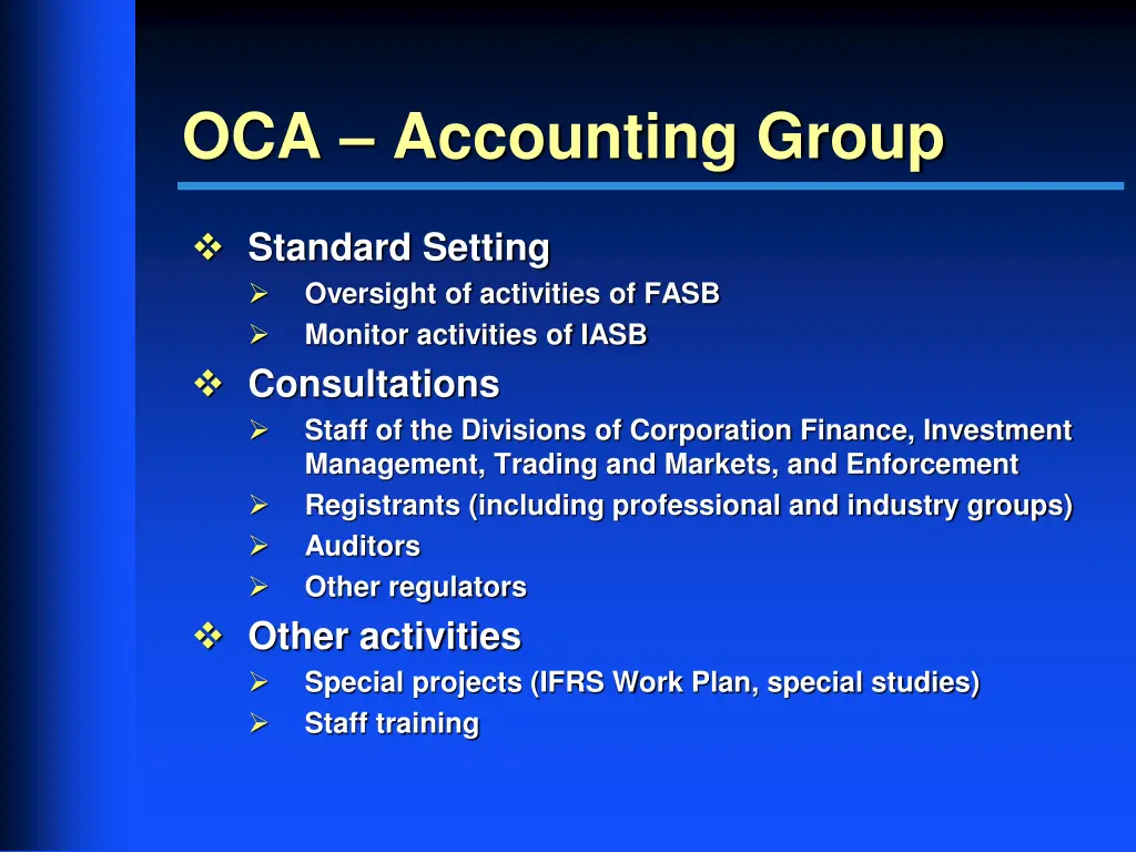 oca accounting group