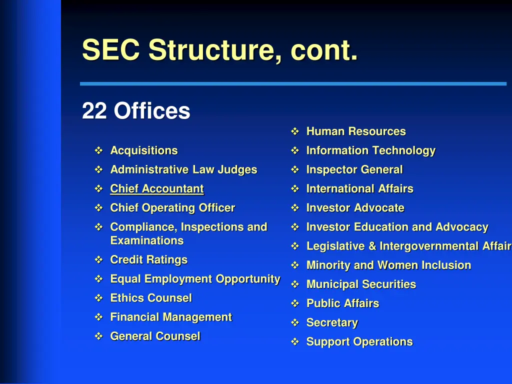 sec structure cont