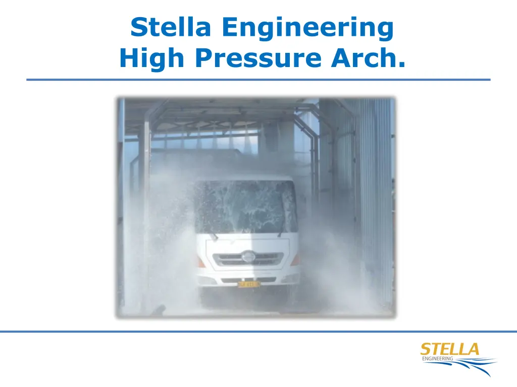stella engineering high pressure arch