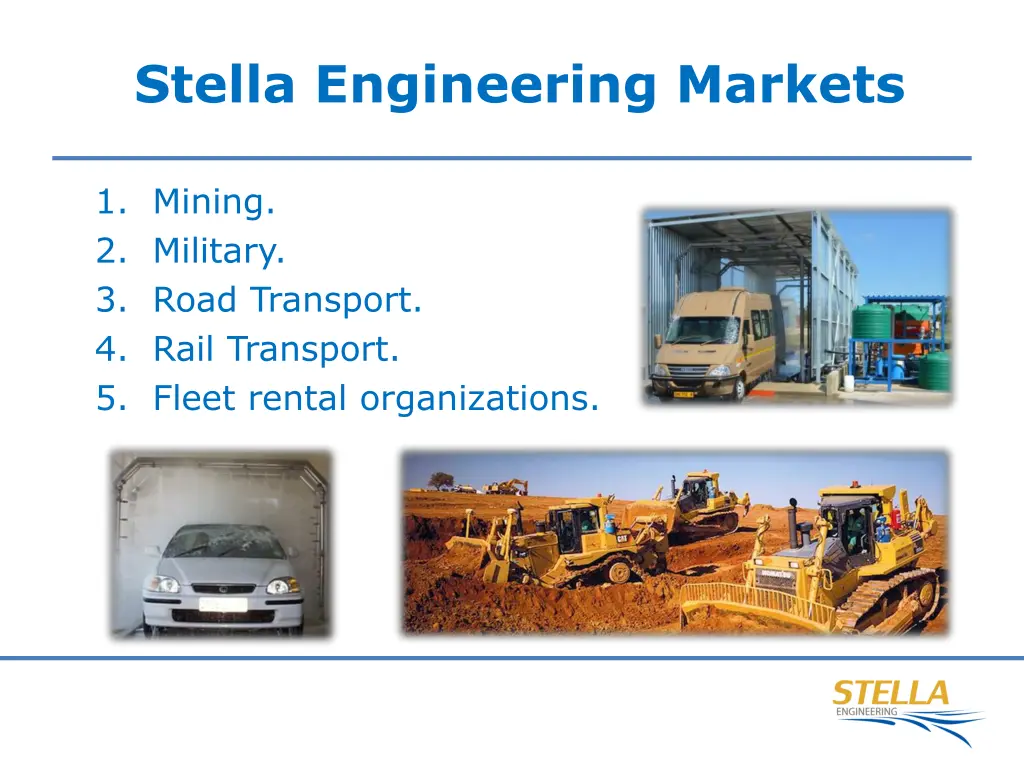 stella engineering markets