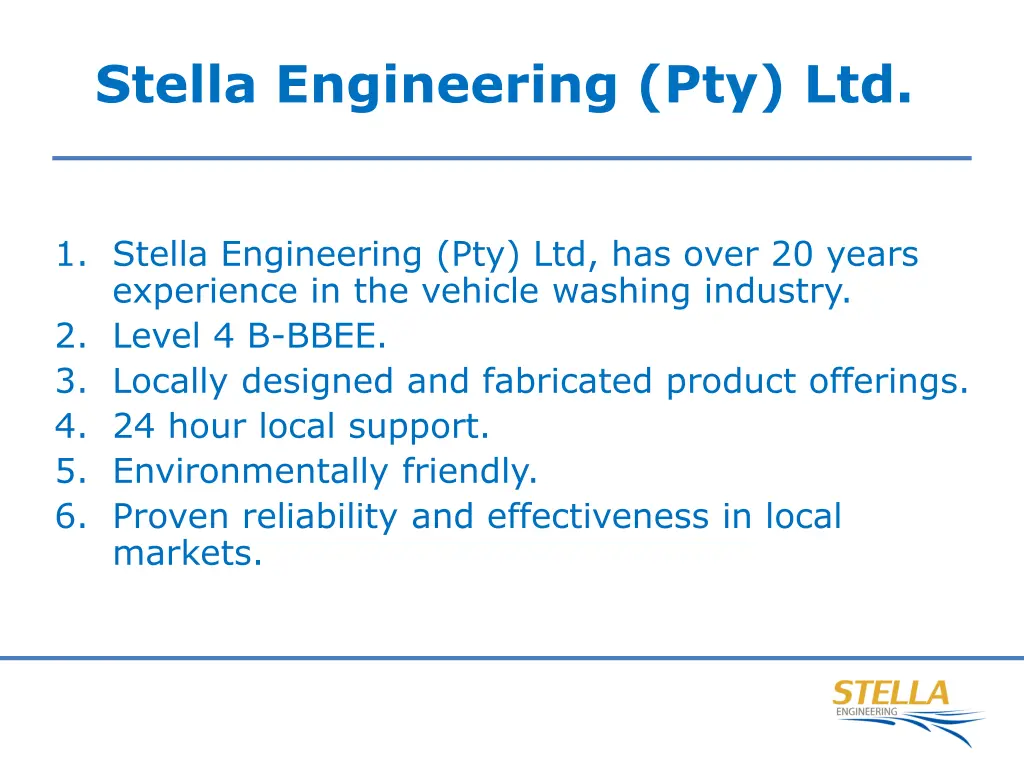 stella engineering pty ltd