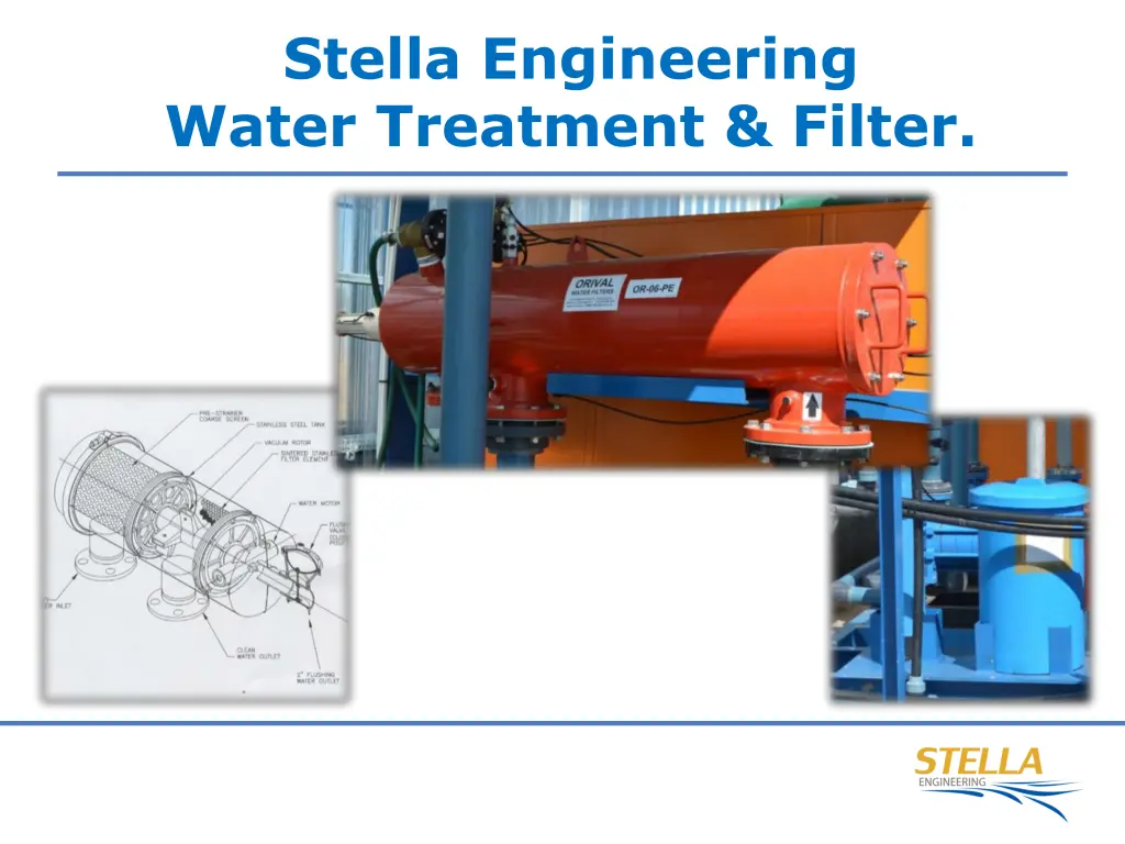 stella engineering water treatment filter