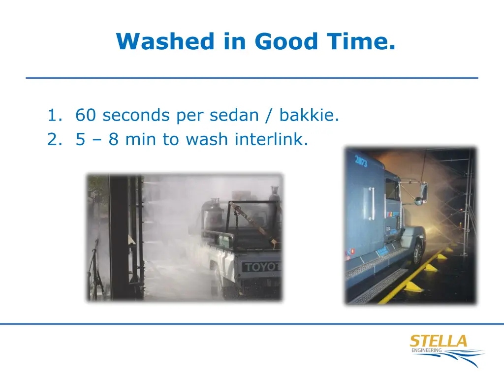 washed in good time