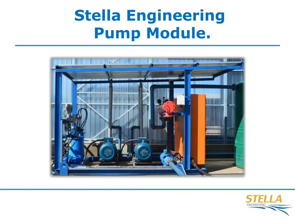stella engineering pump module