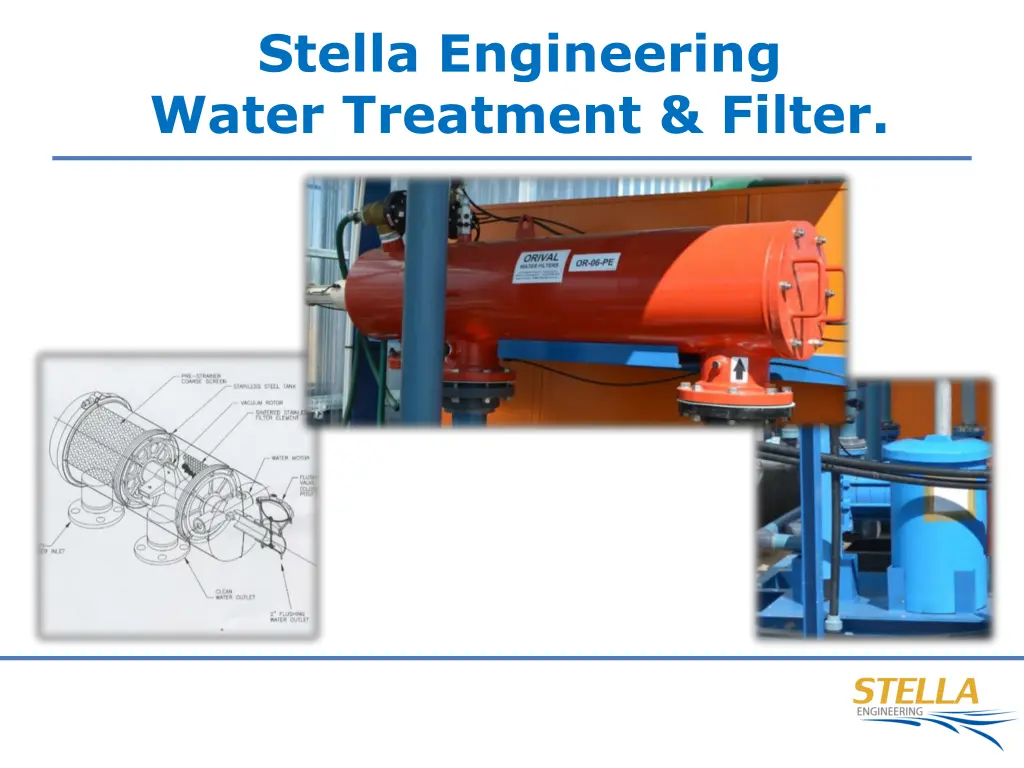 stella engineering water treatment filter