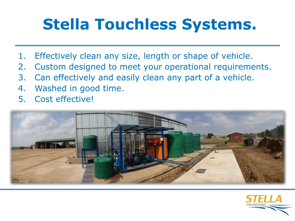 stella touchless systems