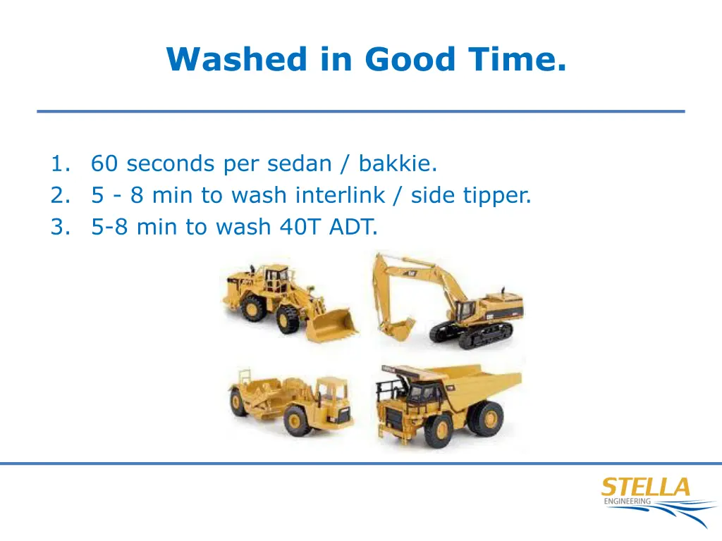 washed in good time