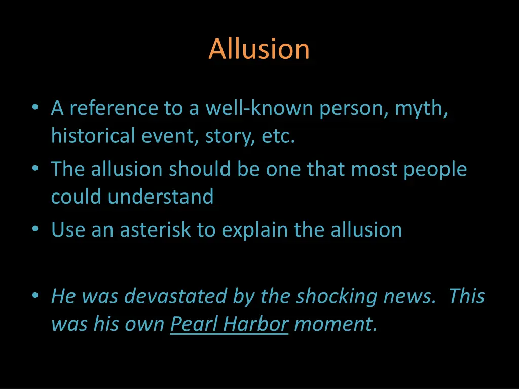 allusion
