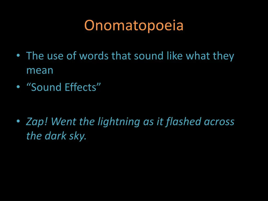 onomatopoeia