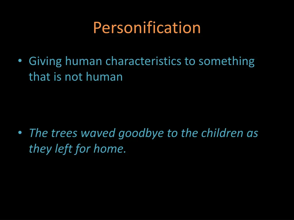 personification