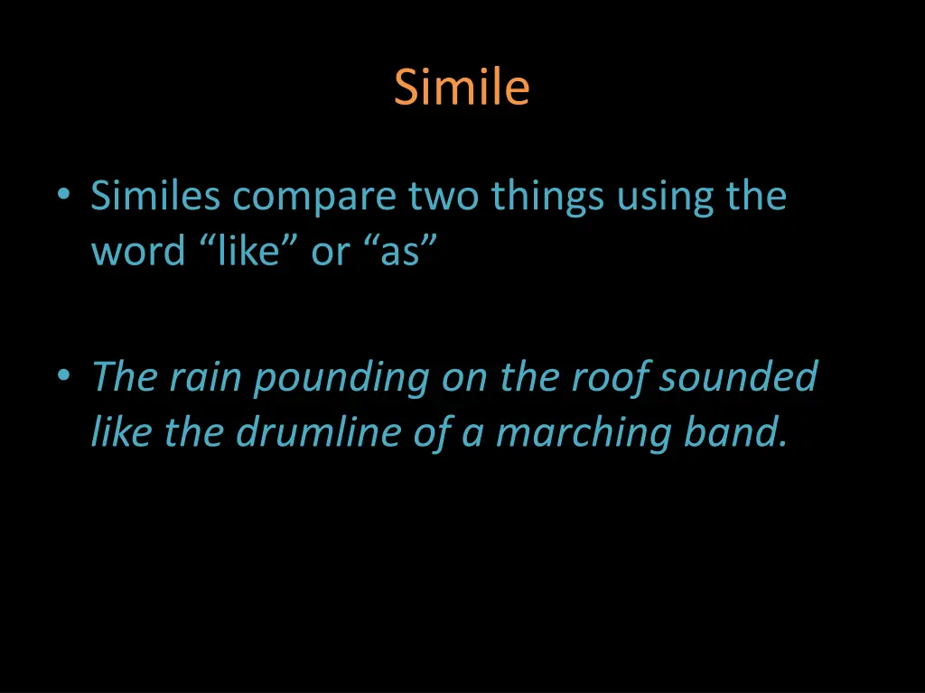 simile