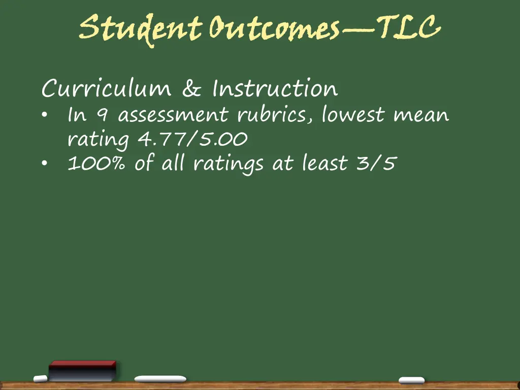 student outcomes curriculum instruction