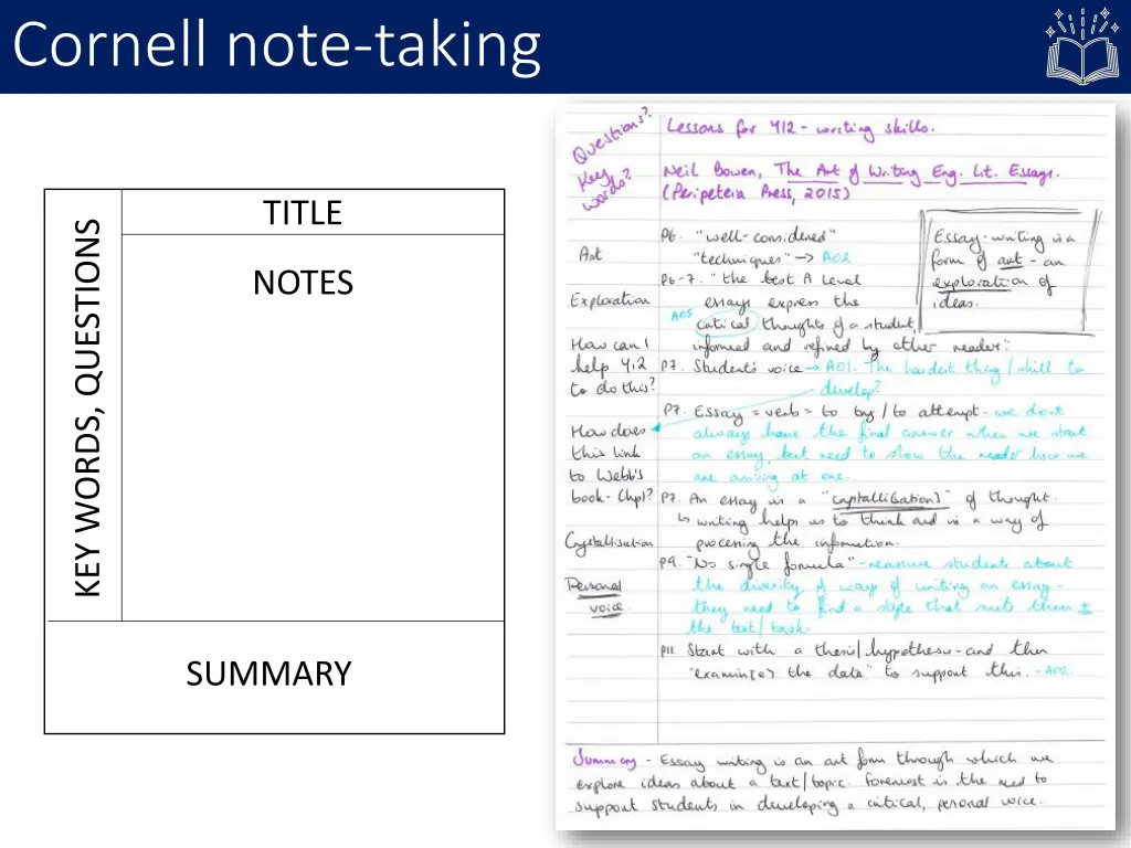 cornell note taking