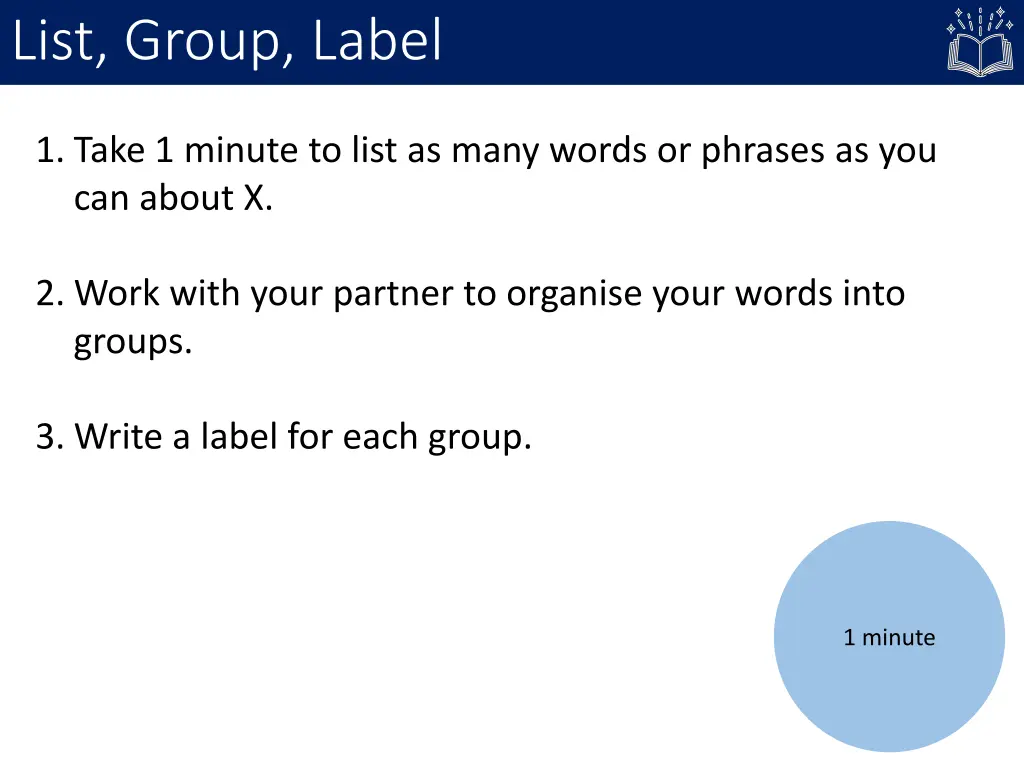 list group label