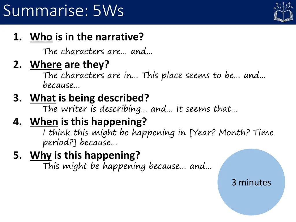 summarise 5ws