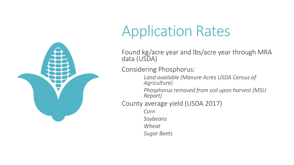 application rates 1