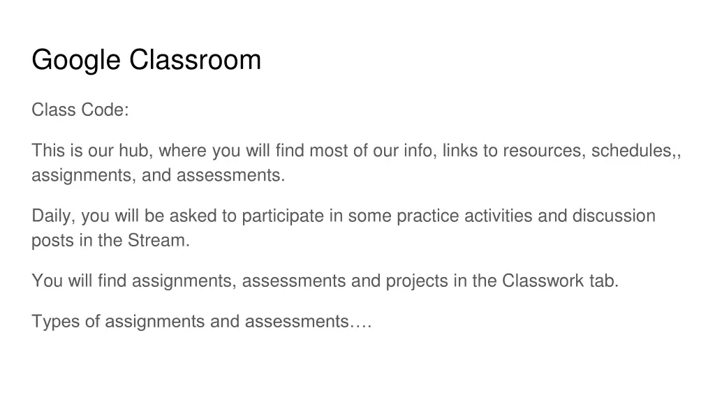 google classroom