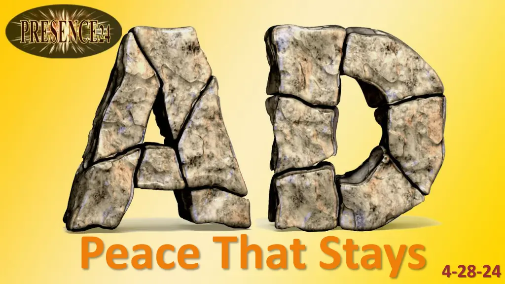 peace that stays