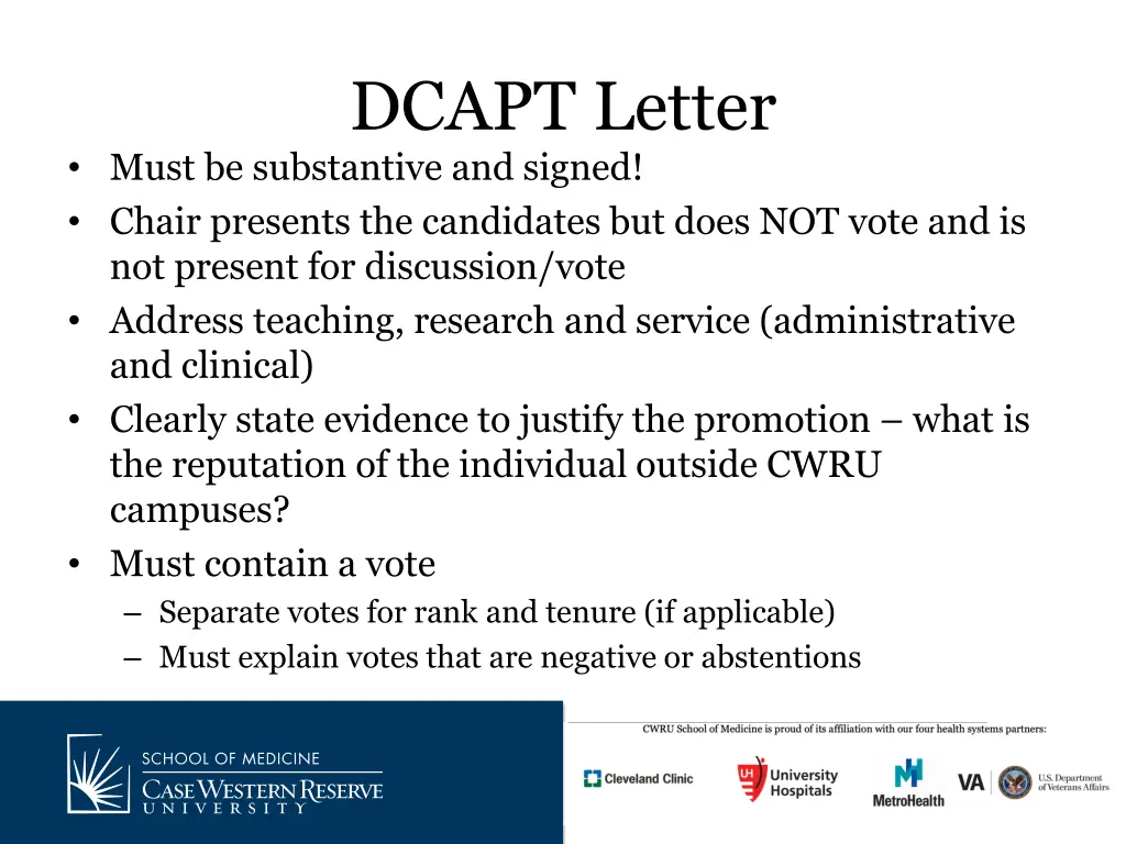 dcapt letter