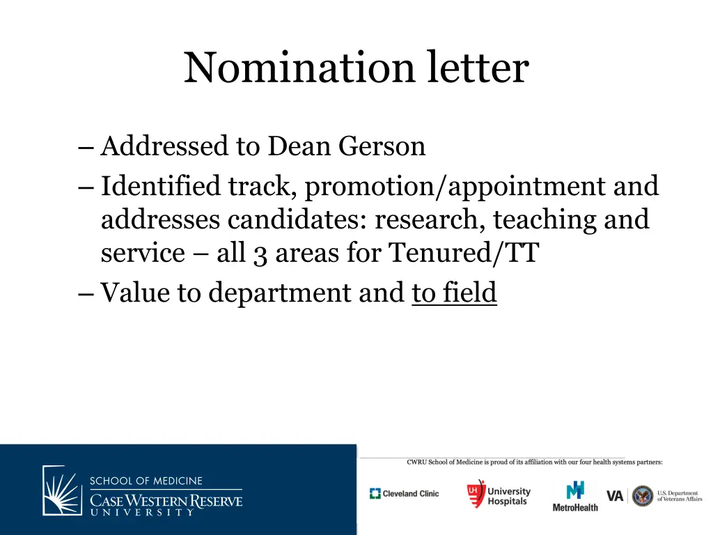 nomination letter