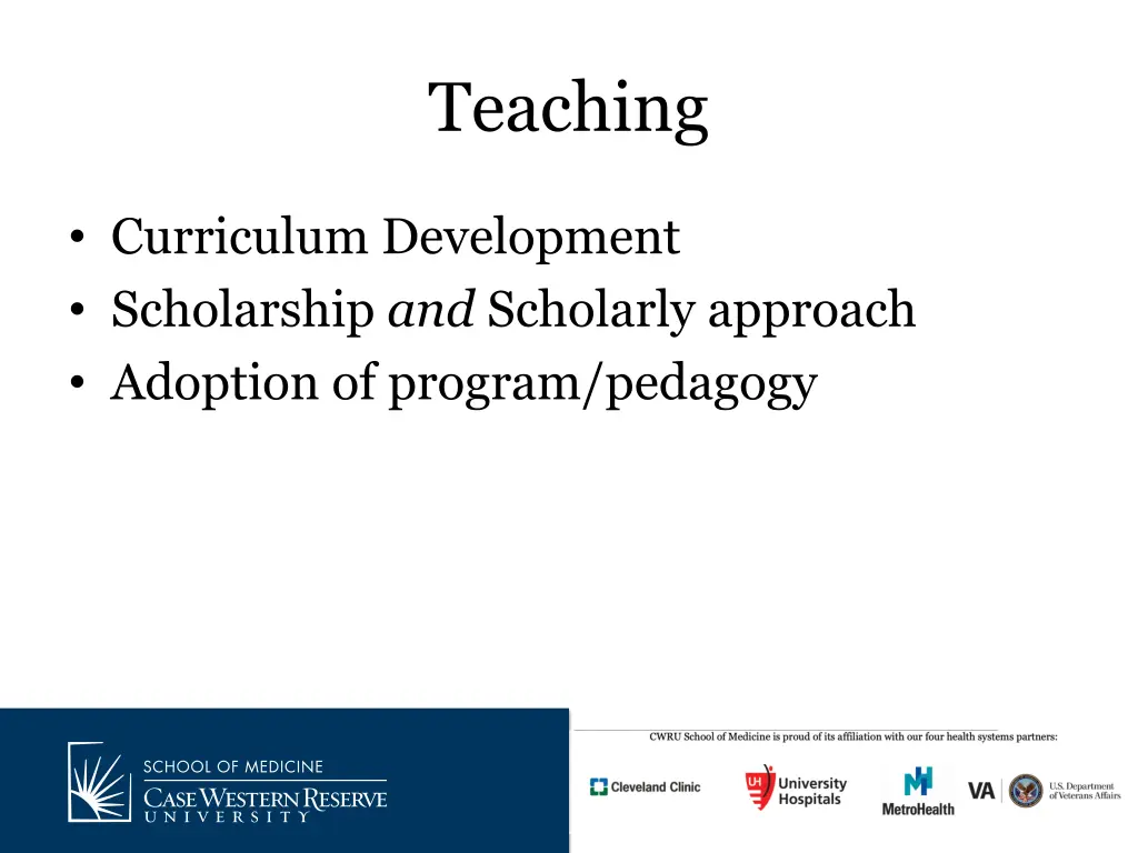 teaching