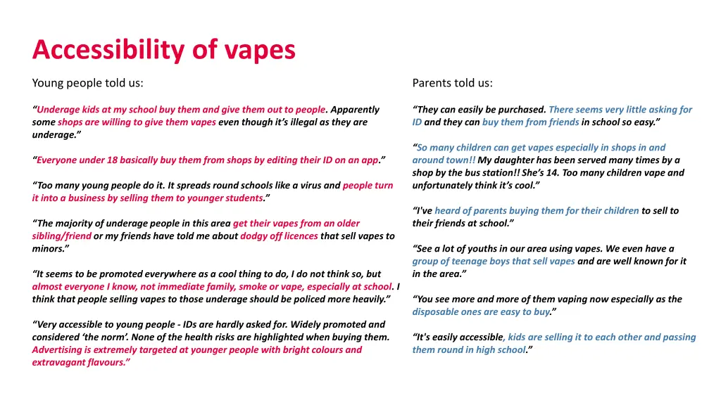 accessibility of vapes