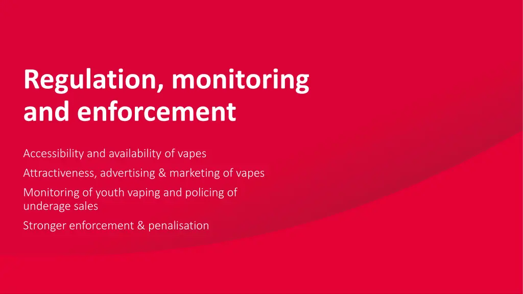regulation monitoring and enforcement
