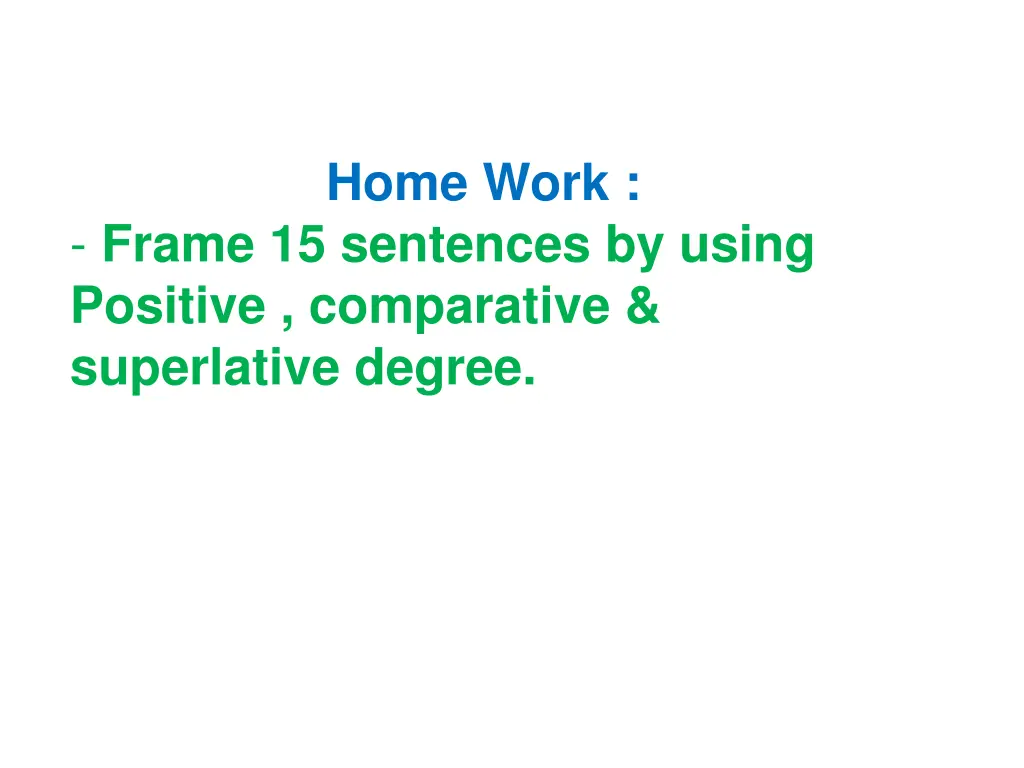 home work