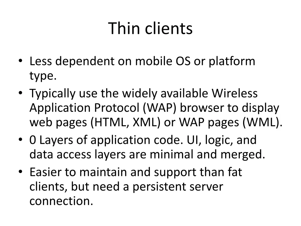 thin clients