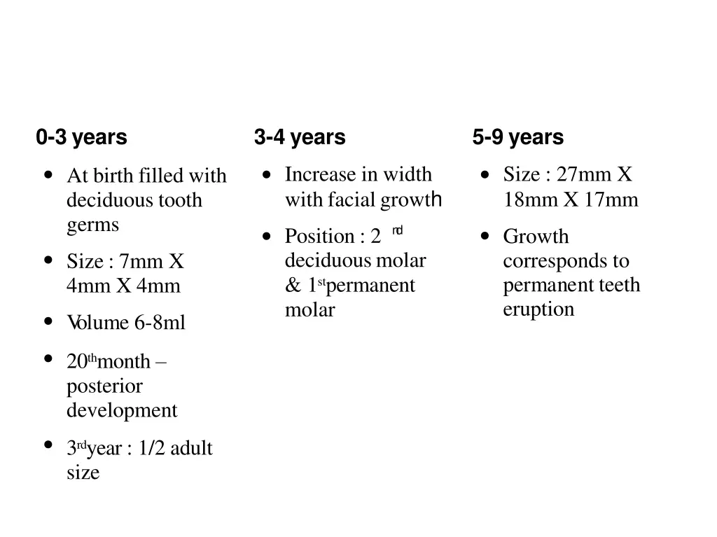 0 3 years
