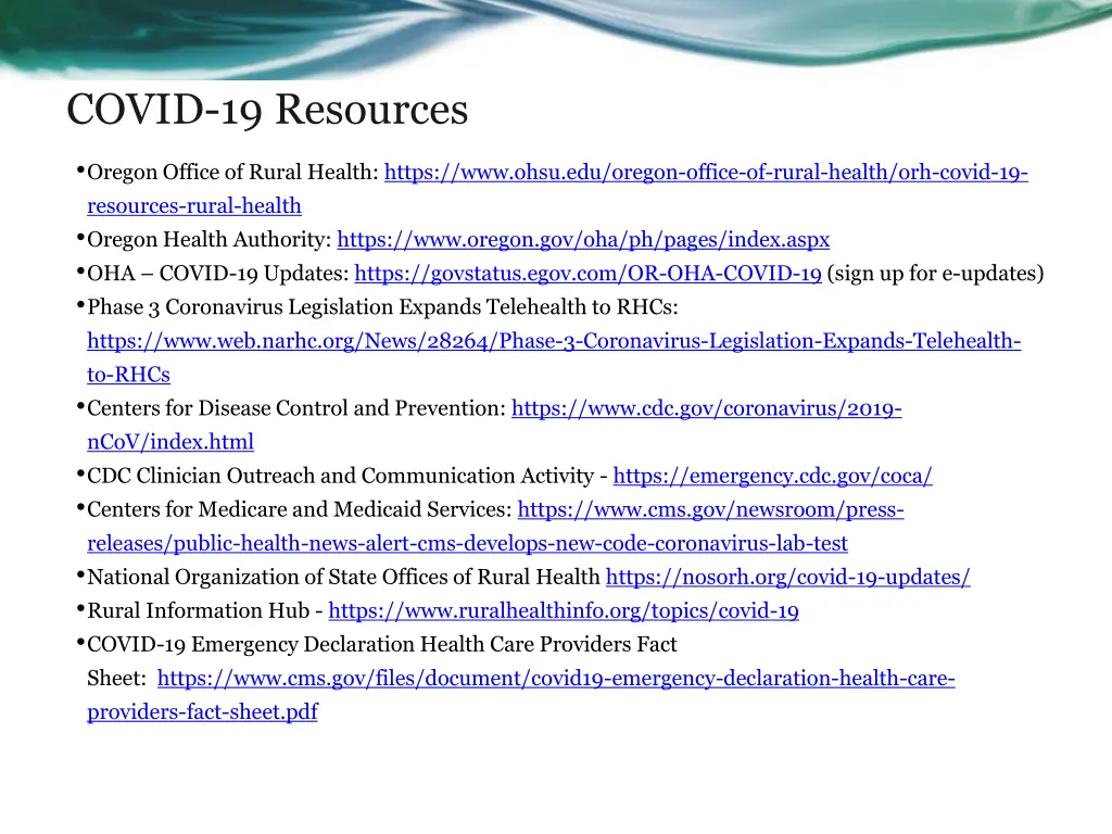 covid 19 resources