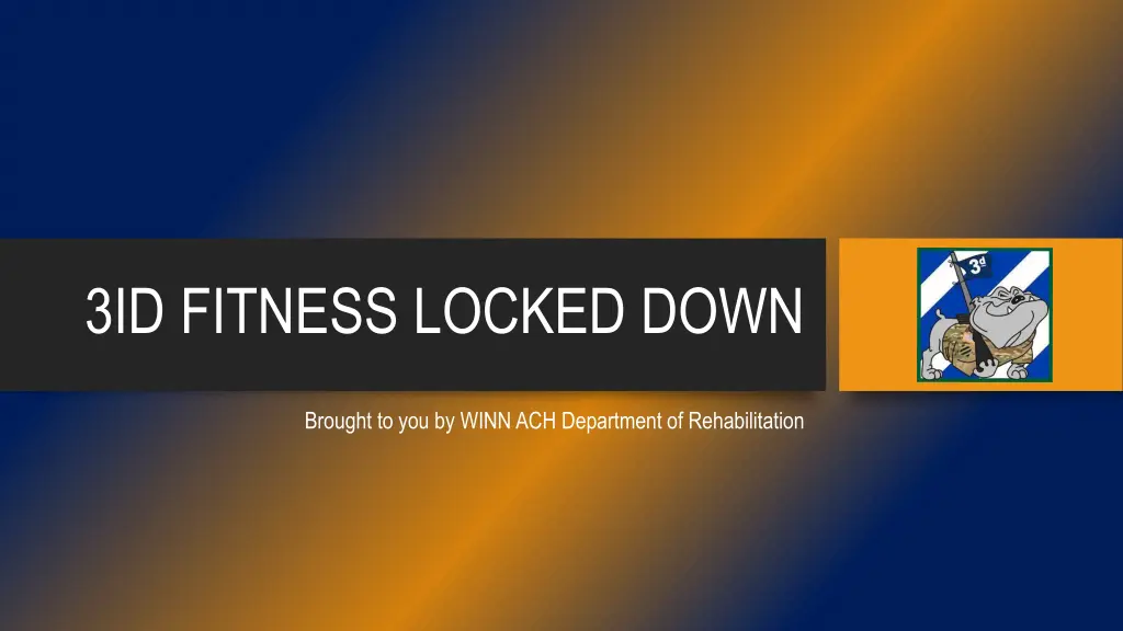 3id fitness locked down