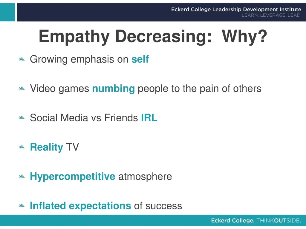 empathy decreasing why