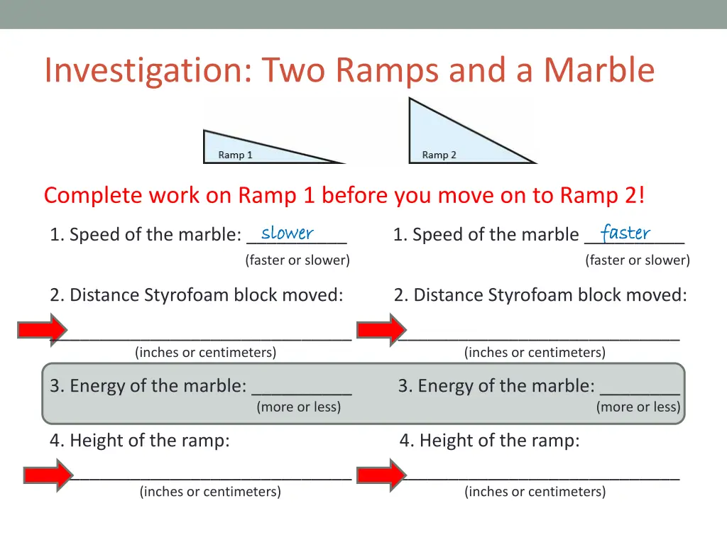 investigation two ramps and a marble 4