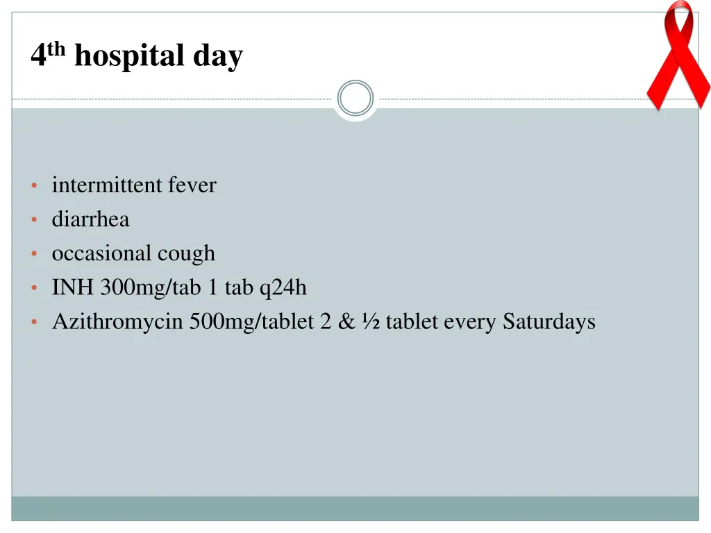 4 th hospital day