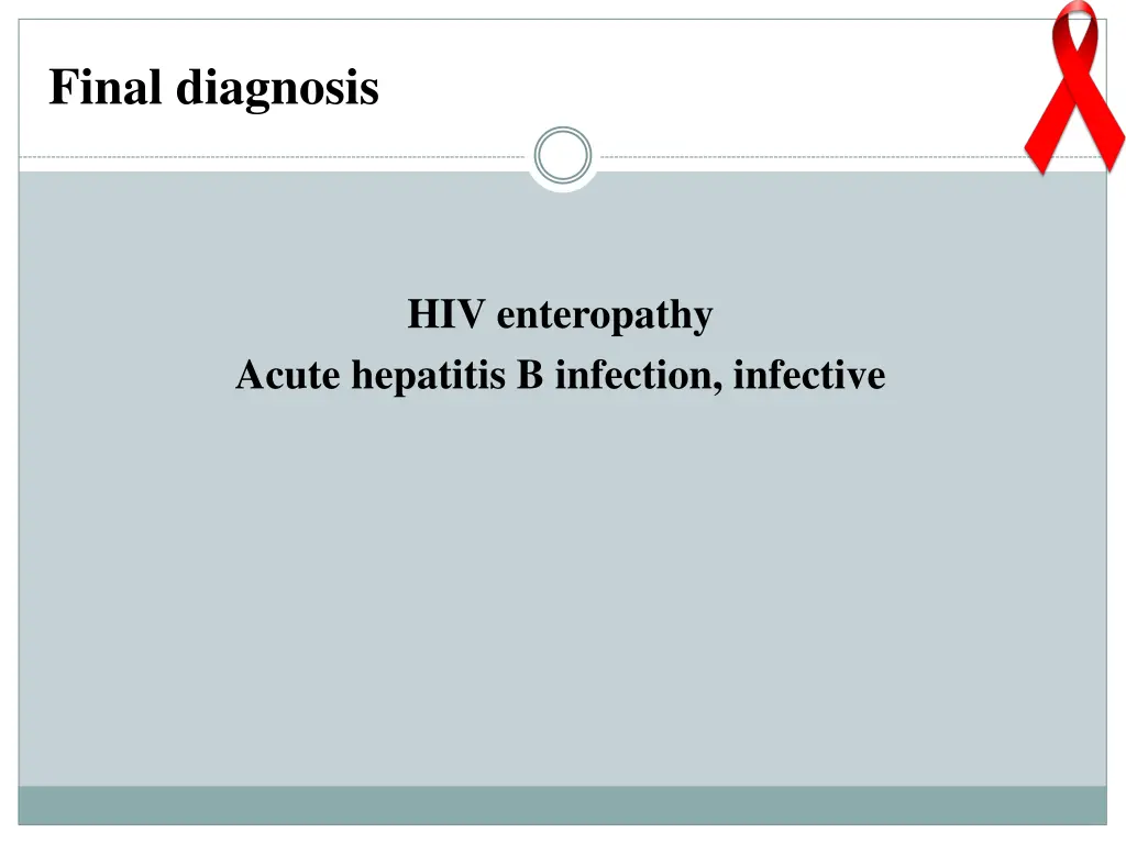 final diagnosis