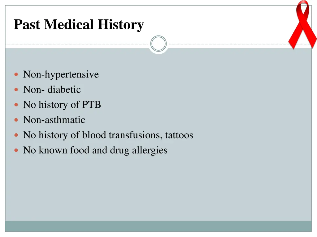 past medical history