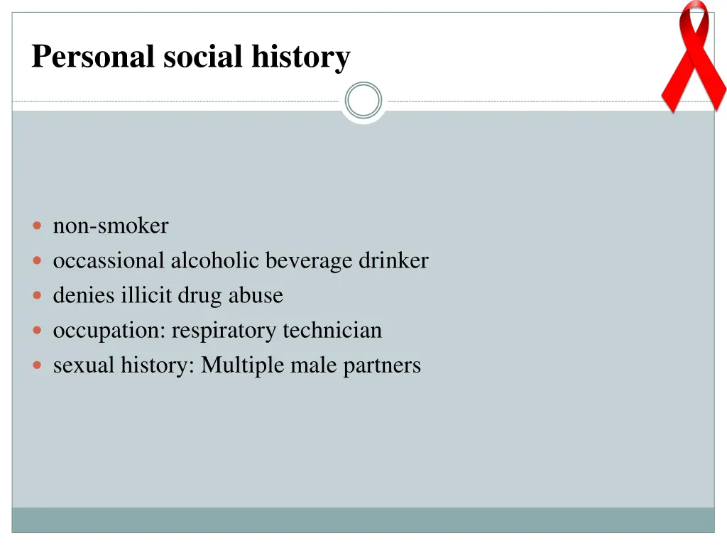 personal social history