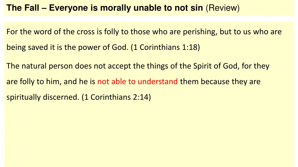 the fall everyone is morally unable